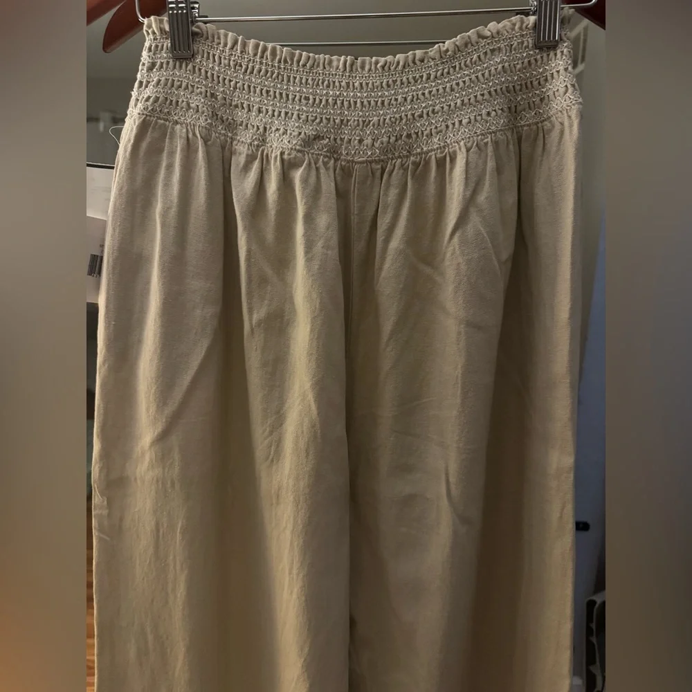 Ellen Tracy Linen blend wide leg pants - Picture 5 of 12